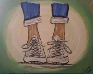 "Converse-Ation" by Dena Lynn