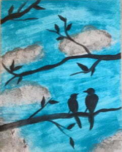 "Lovebird Silhouette" by Dena Lynn