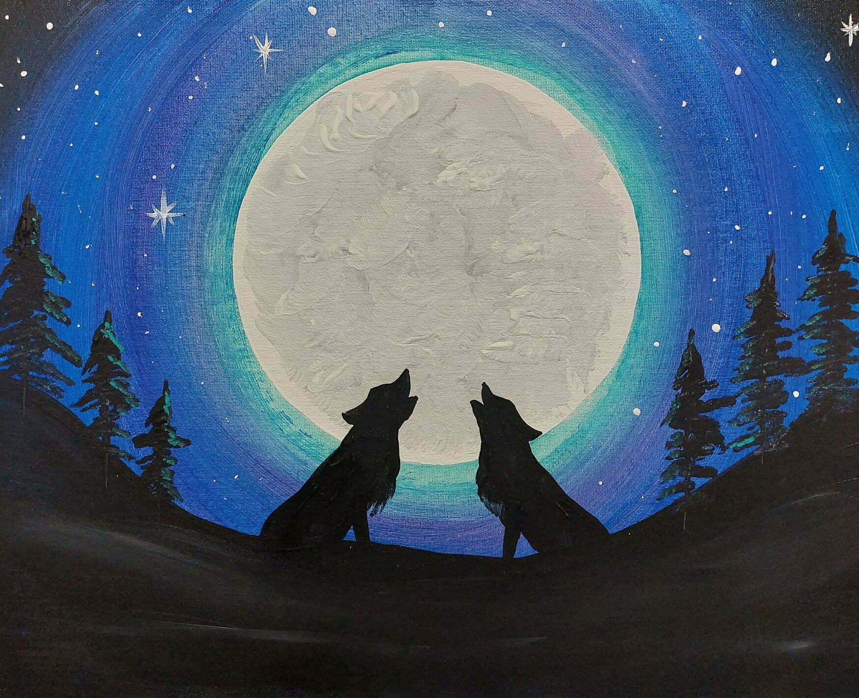 In-Person Paint-Party:  Two Wolves Taproom - Dallas, OR - April 7 -