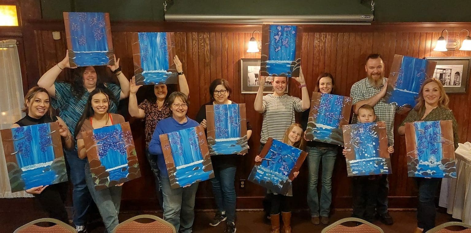 An AccidentallyAmazing PaintParty at Golden Valley Brewery